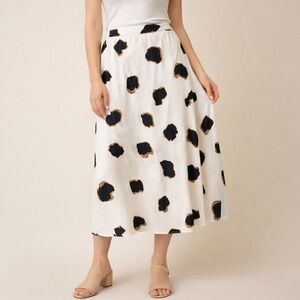 Fifteen Twenty Lexi Skirt L NWT Made in USA Abstract Print